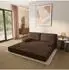 Masseno SILAR Schlafsofa Kordstoff braun (POSO 06)