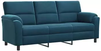 vidaXL Sofa blau 214x85x93cm Samt