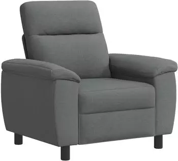 vidaXL Sofa dunkelgrau, 95x90x95cm, Stoff