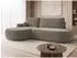 Mirjan24 Loridu O Premium Ecksofa L-Form mit Schlaffunktion & Bettkasten, links, braun (800002079858)