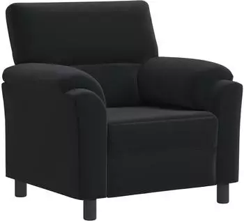 vidaXL Sofa schwarz Samt 94x85x93cm