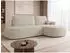 Mirjan24 Loridu O Premium Ecksofa L-Form mit Schlaffunktion & Bettkasten, beige, 274x174cm (800002079920)