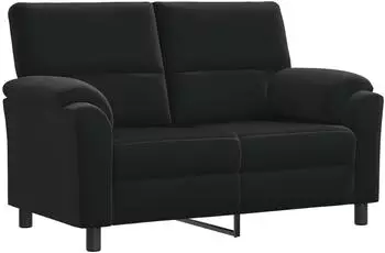 vidaXL Sofa Schwarz Samt 154x85x93cm