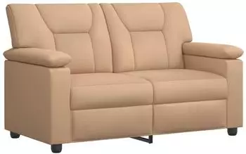 vidaXL Sofa cappuccino 151x85x93cm Kunstleder