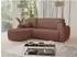 Sofnet Jazz Ecksofa mit Schlaffunktion, Bettkasten, Bouclé, rosa (Coral 45)