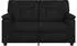 vidaXL Sofa Kunstleder, schwarz, 151x85x93cm