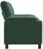 vidaXL Sofa Samt dunkelgrün 154x85x93cm