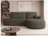 Mirjan24 Loridu O Premium Ecksofa L-Form, Schlaffunktion, Bettkasten, wenge, 274x174cm