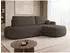 Mirjan24 Loridu O Premium Ecksofa L-Form, Schlaffunktion, Bettkasten, wenge, 274x174cm