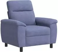 vidaXL Sofa Jeans blau 95 x 90 x 95 cm Stoff