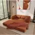 Masseno ALVIO Schlafsofa Schaumstoff Kordstoff braun (TILIA 52)