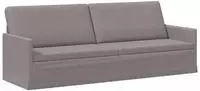 vidaXL 3-Sitzer Sofa Taupe 220 x 81 x 82 cm Stoff