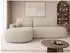 Mirjan24 Loridu O Premium Ecksofa L-Form mit Schlaffunktion & Bettkasten, Bouclé, naturfarben (800002079911)