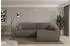 ALTDECOR BERY-L Ecksofa mit Schlaffunktion Bouclé braun 276x193x88cm (800002086014)