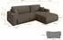 ALTDECOR BERY-L Ecksofa mit Schlaffunktion Bouclé braun 276x193x88cm (800002086014)