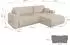 ALTDECOR BERY-L Ecksofa mit Schlaffunktion L-Form, beige, 276x193x88cm (800002086017)