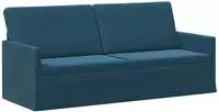 vidaXL 3-Sitzer Sofa Blau 190 x 81 x 82 cm Samt (V)