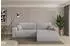 ALTDECOR BERY-L Ecksofa mit Schlaffunktion, Bouclé, hellgrau, 276x193cm