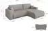 ALTDECOR BERY-L Ecksofa mit Schlaffunktion, Bouclé, hellgrau, 276x193cm
