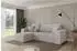 ALTDECOR SENO-L Ecksofa mit Schlaffunktion, Velours, hellgrau, 249x139x85cm (800002085875)