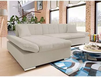 Mirjan24 Malwi Premium Ecksofa mit Schlaffunktion & Bettkasten, L-Form