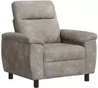 vidaXL Sofa Hellgrau 95 x 90 x 95 cm Kunstwildleder