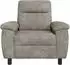 vidaXL Sofa hellgrau 95x90x95cm Kunstwildleder