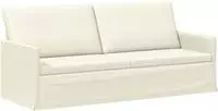 vidaXL 3-Sitzer Sofa Creme 190 x 81 x 82 cm Cordstoff