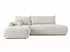 Sofnet NETO Ecksofa Bouclé-Stoff, Schlaffunktion, Bettkasten, L-Form 300x187cm