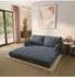 Masseno SILAR Schlafsofa Kordstoff grau (800001993843)