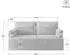 Masseno SILAR Schlafsofa Kordstoff grau (800001993843)