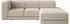 Selsey Novals Ecksofa L-Form, 4-Sitzer, Chenille, beige (278x168cm)