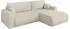ALTDECOR BERY-L Ecksofa mit Schlaffunktion Bouclé beige 276x193cm (800002085979)
