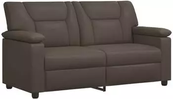 vidaXL Sofa grau, Kunstleder, 171x85x93cm
