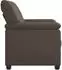 vidaXL Sofa grau, Kunstleder, 171x85x93cm