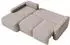 Selsey Carnos Mini Ecksofa mit Schlaffunktion, Chenille, beige, 238x164cm