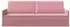 vidaXL 3-Sitzer Sofa rosa, Samt, 220x81x82cm