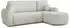 Sofnet Jazz Ecksofa mit Schlaffunktion, Bettkasten, Bouclé, L-Form