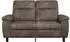 vidaXL Sofa dunkelgrau 158x90x95cm Kunstwildleder (42040939)