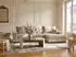 WFL GROUP Dahlia Ecksofa L-Form mit Schlaffunktion & Bettkasten, Chenille beige (285x155cm)