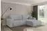 ALTDECOR BERY-L Ecksofa mit Schlaffunktion L-Form, grau, 276x193x88cm (800002086029)