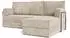 Masseno NOTIA Ecksofa mit Schlaffunktion, Kordstoff, creme (800001993892)