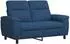 vidaXL Sofa blau, Stoff, 158x90x95cm (42040926)