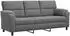 vidaXL Sofa Samt dunkelgrau 214×85×93cm