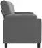 vidaXL Sofa Samt dunkelgrau 214×85×93cm