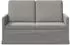 vidaXL 2-Sitzer Sofa hellgrau, Samt, 130x81x82cm