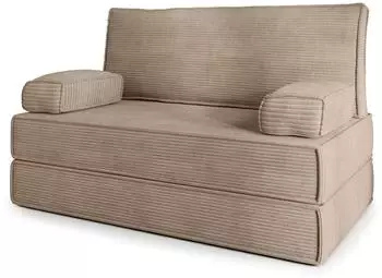 Masseno LADIA Schlafsofa Kordstoff beige (POSO 02)