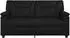 vidaXL Sofa schwarz 171x85x93cm Kunstleder