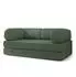 Masseno EIREN Schlafsofa Schaumstoff Bouclé-Stoff grün (800001993793)