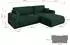 ALTDECOR BERY-L Ecksofa mit Schlaffunktion Velours, grün, 276x193x88cm (800002086024)